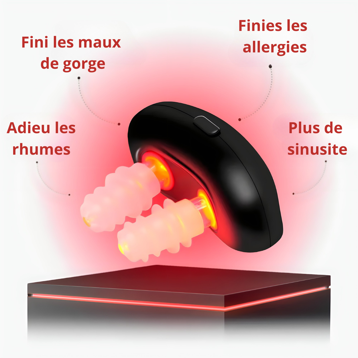 Respiro™ Nettoyeur nasal à lumière rouge