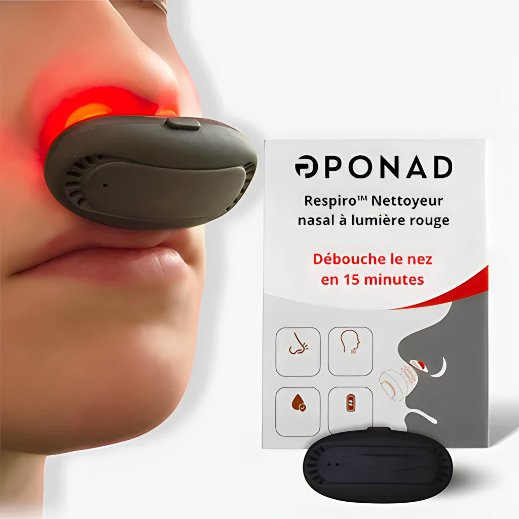 Respiro™ Nettoyeur nasal à lumière rouge